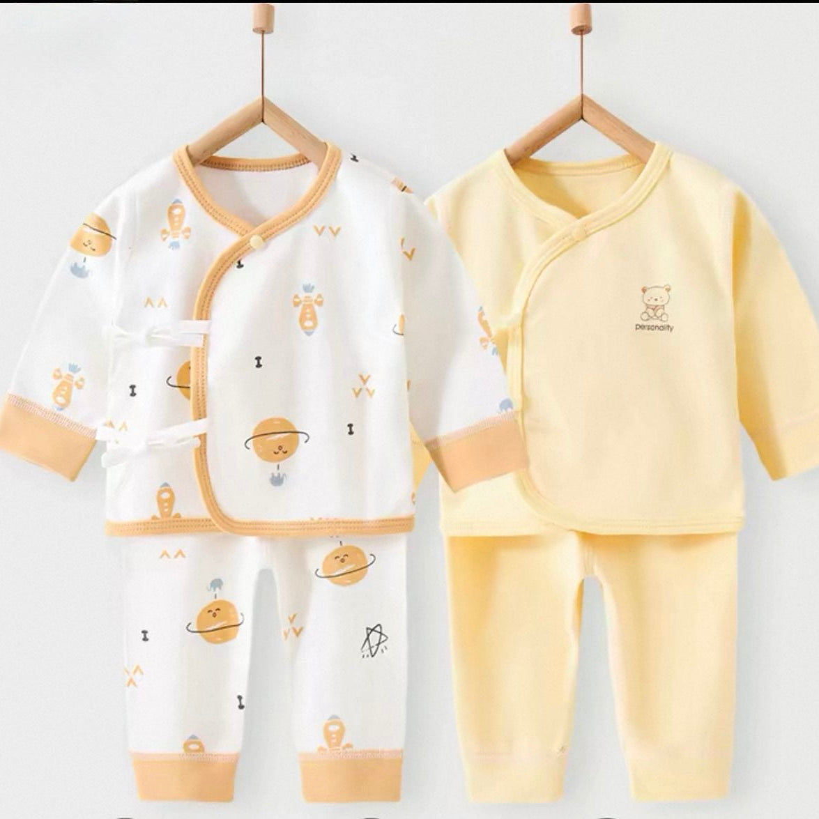 Pyjama Bébé 2 Pièces “Nuit Douce” – Confort Absolu & Liberté de Mouvement