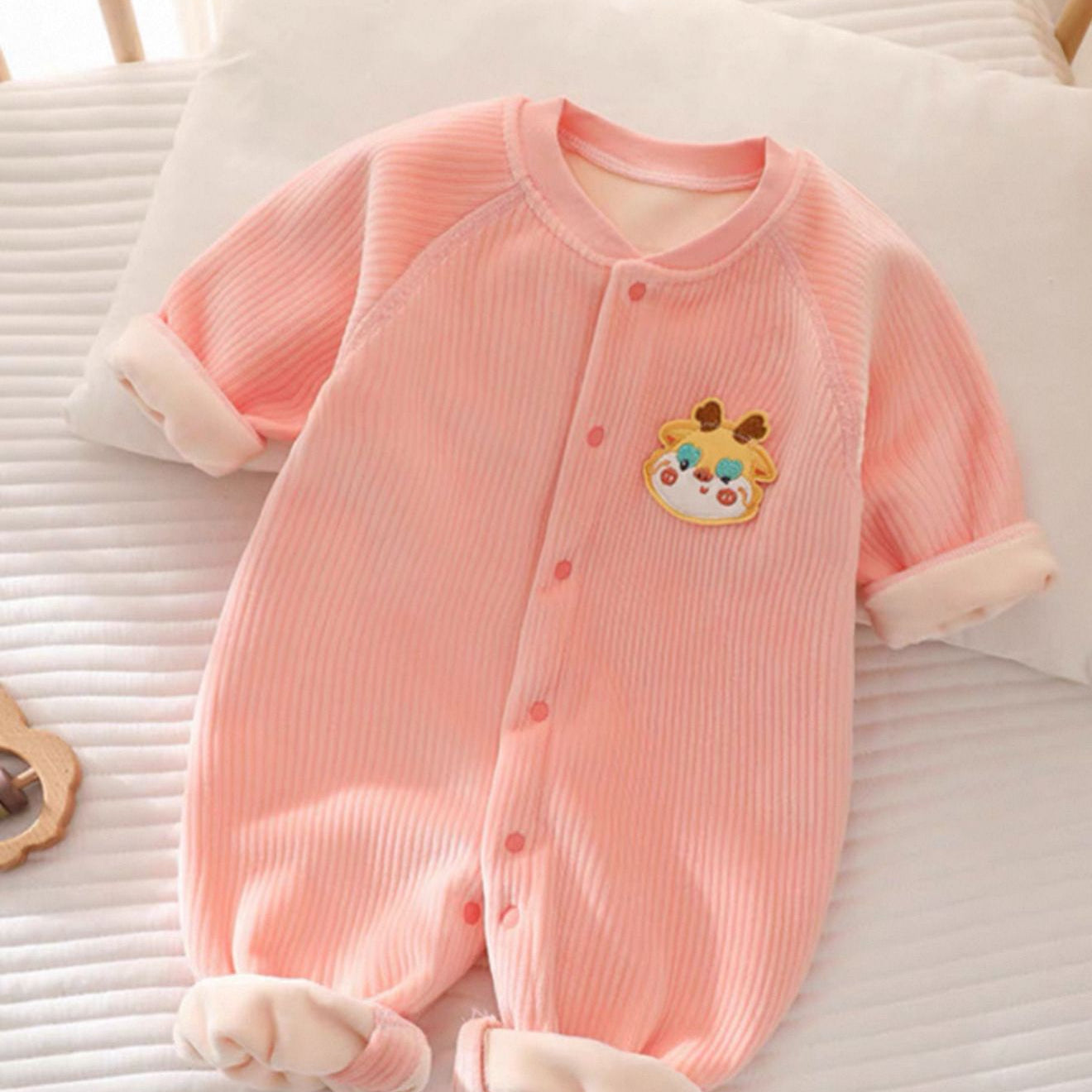 Reversible Velvet Baby Sleepsuit – Cosy Warmth & Unrivalled Softness