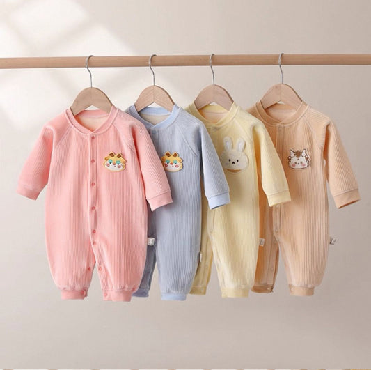 Combinaison Bébé Double Face Velours – Chaleur Cocooning & Douceur Incomparable
