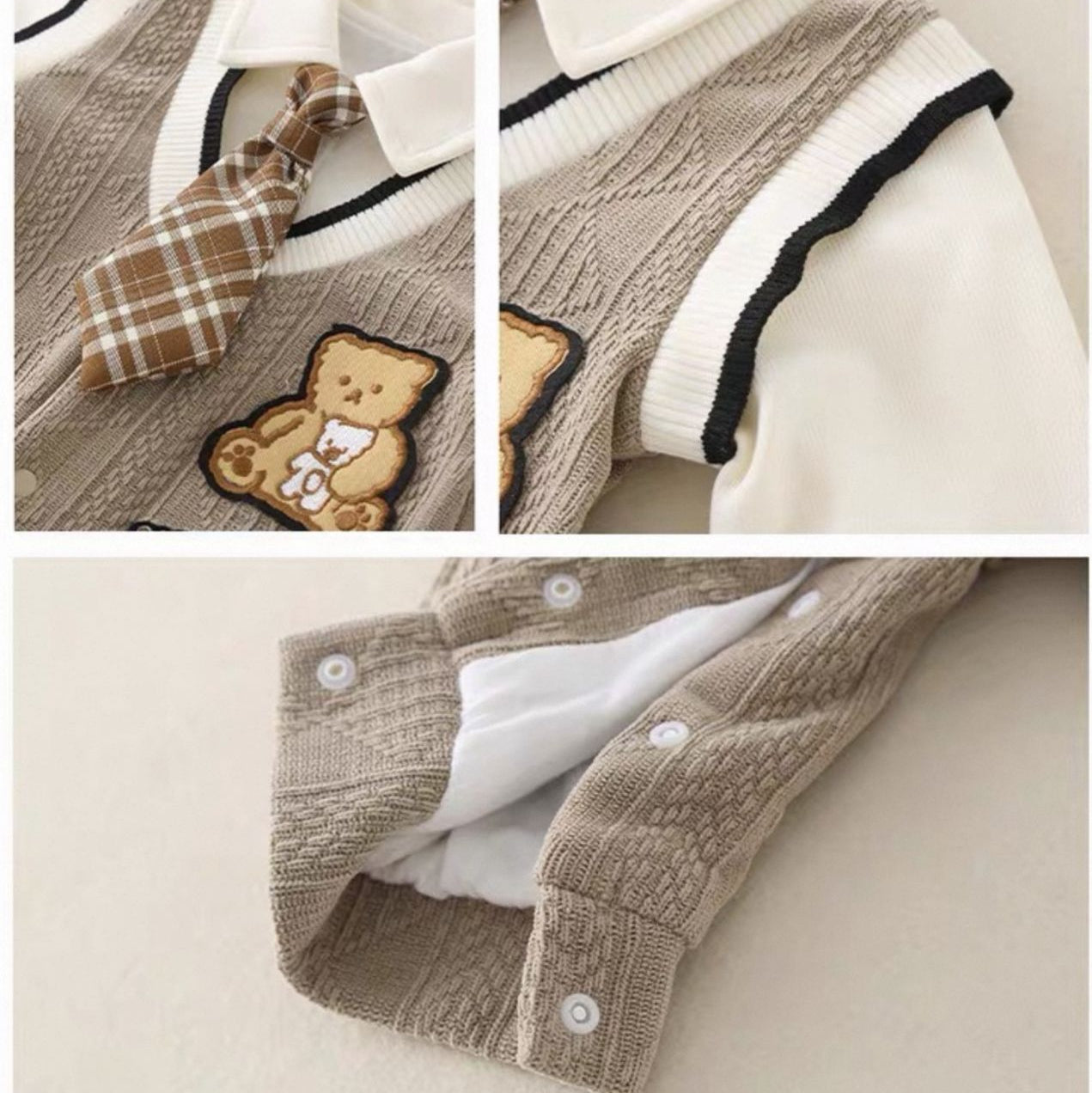 Ensemble Bébé Élégant “Petit Gentleman” – Confort & Style Irrésistible