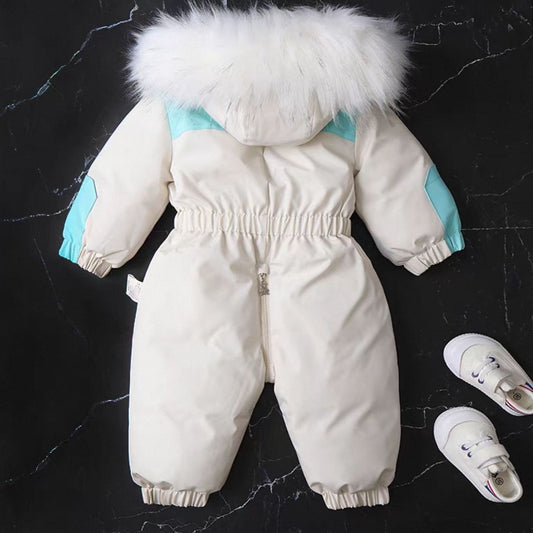 Manteau Bébé “Cocon Chaud” – Protection & Douceur pour l’Hiver (12 à 24 mois)