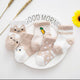 Lot de chaussettes bébé – Motifs animaux & carotte 🐰🥕 | Douces & confortables (5 paires)