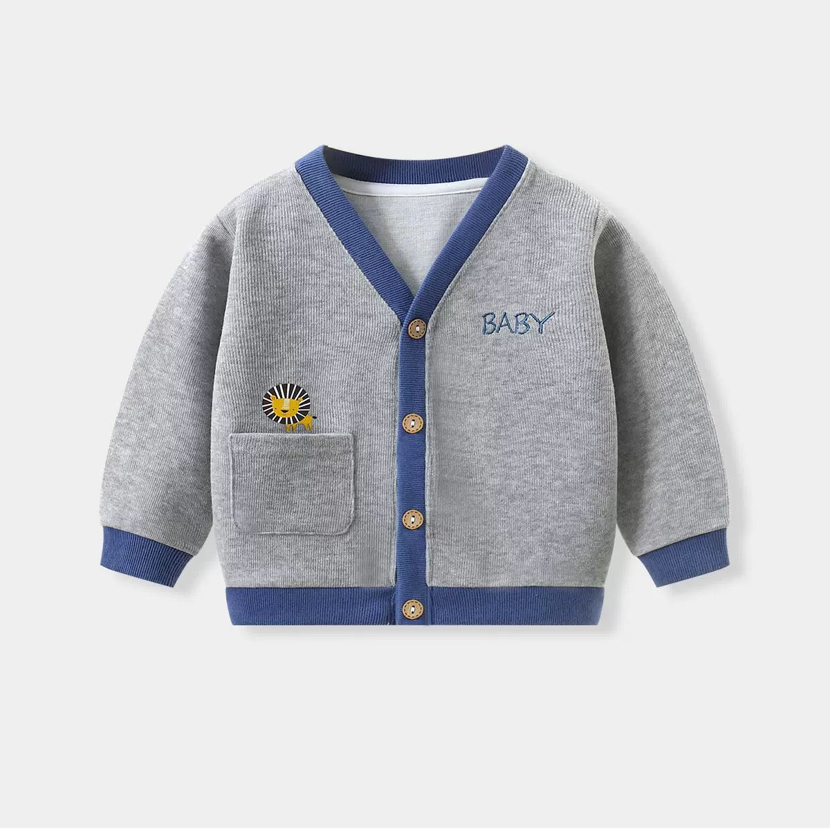 Petit pull bébé à boutons – Doux, confortable et élégant